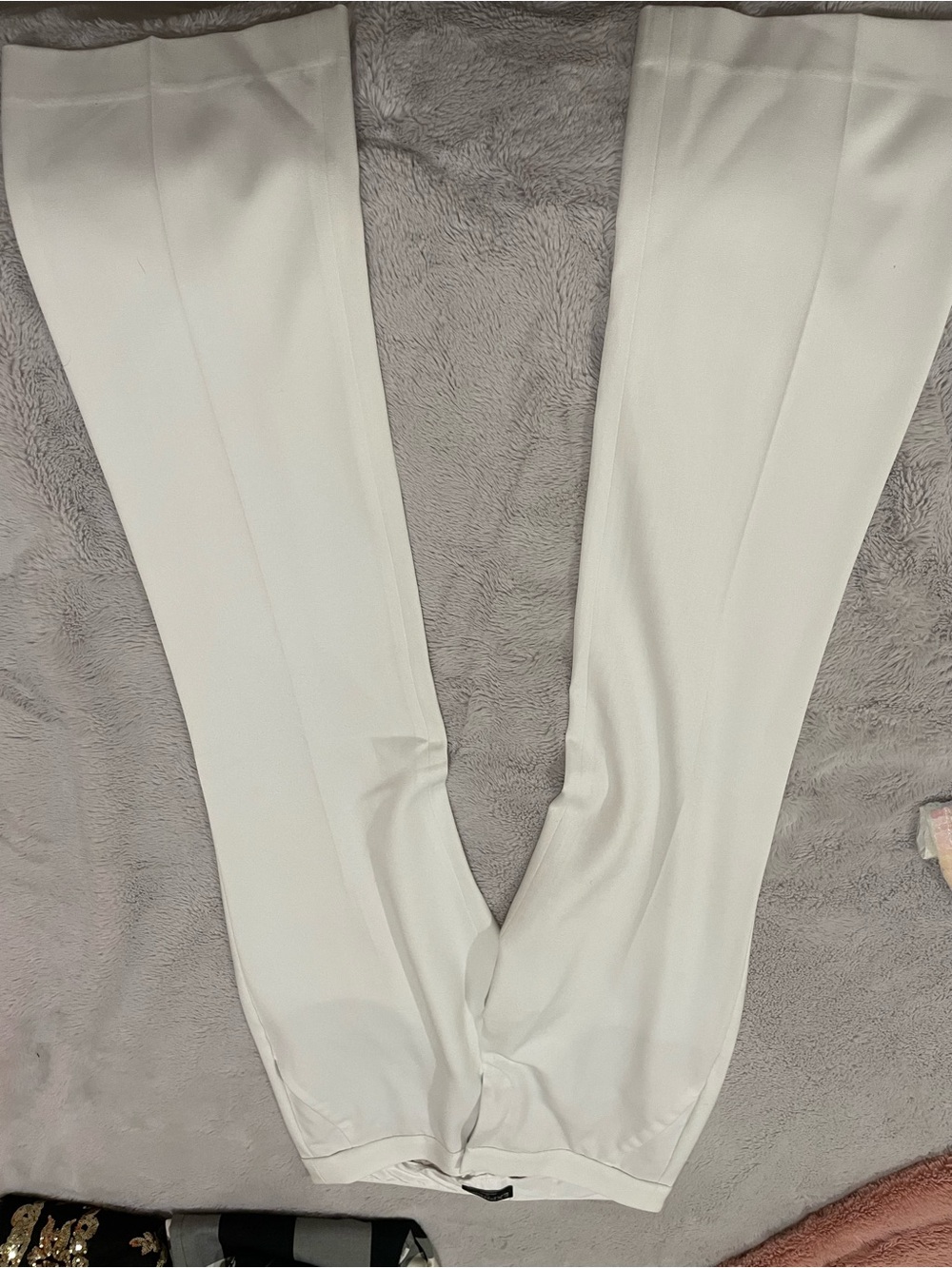 Express White Wide-Leg Women's Pants